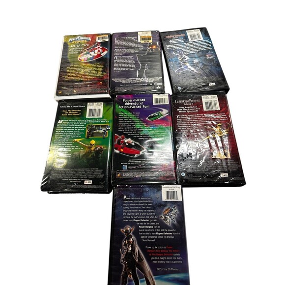 Power Rangers Lot of 7 VHS Tapes UNTESTED - Picture 11 of 12